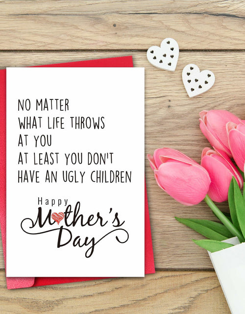Load image into Gallery viewer, CSMOSJgreetings Funny Mothers Day Card from Children Naughty Gift Color #10
