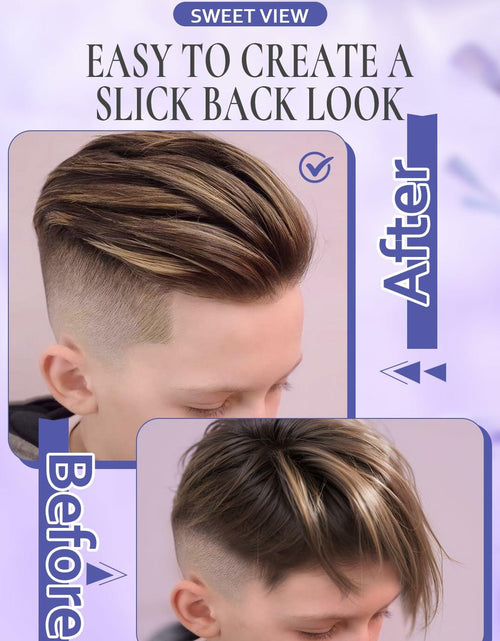 Load image into Gallery viewer, SWEET VIEW Hair Wax Stick &amp; Brush Lavender Scent Hair Tamer Pomade Kids
