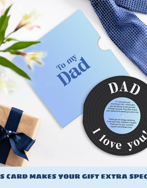 Load image into Gallery viewer, Pawzity Fathers Day Card Vintage 5.3x5.3in Single Red Envelope Dad
