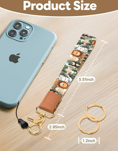 Load image into Gallery viewer, Handlein Wristlet Keychain Key Holder Lanyard for Keys Slash Size Large
