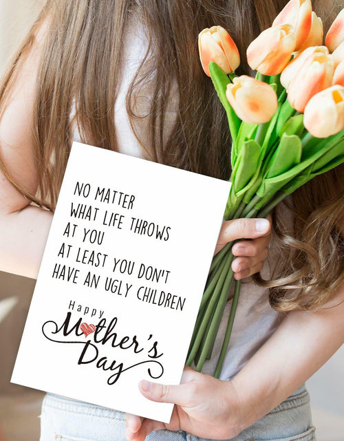 Load image into Gallery viewer, CSMOSJgreetings Funny Mothers Day Card from Children Naughty Gift Color #10
