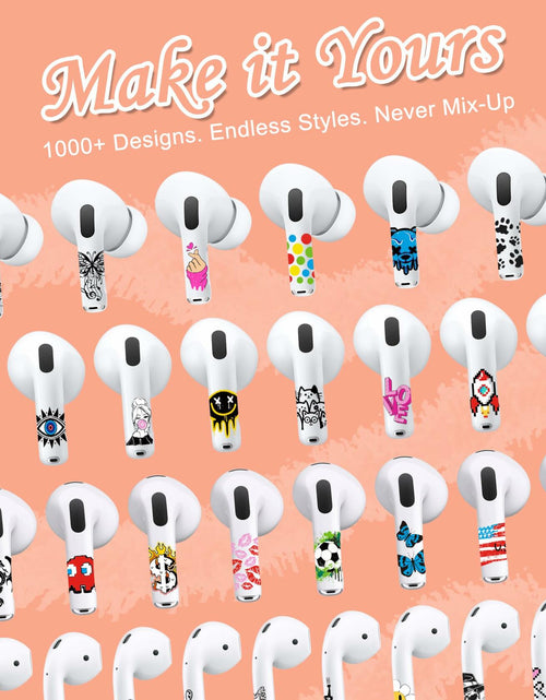 Load image into Gallery viewer, ROCKMAX Luminous AirPods Skins 2nd Gen Skull 237 Glow Sticker Wraps
