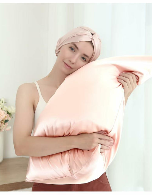 Load image into Gallery viewer, CHASESUN Silky Satin Pillowcase Envelope Closure Anti Wrinkle Champagne 29x20
