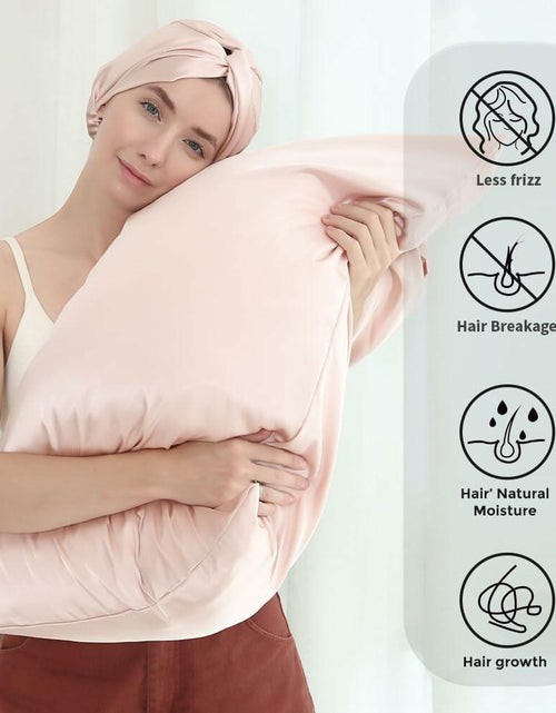 Load image into Gallery viewer, CHASESUN Silky Satin Pillowcase Envelope Closure Anti Wrinkle Champagne 29x20
