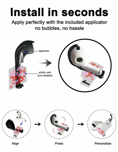 Load image into Gallery viewer, ROCKMAX Luminous AirPods Skins 2nd Gen Skull 237 Glow Sticker Wraps
