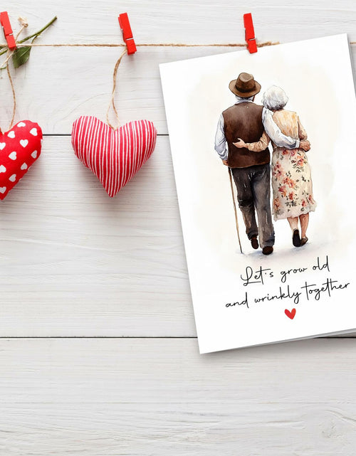 Load image into Gallery viewer, Pawzity Anniversary Birthday Card for Couple 5.3x8in with Envelope Color04

