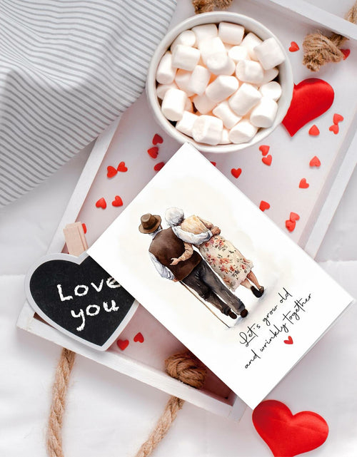 Load image into Gallery viewer, Pawzity Anniversary Birthday Card for Couple 5.3x8in with Envelope Color04
