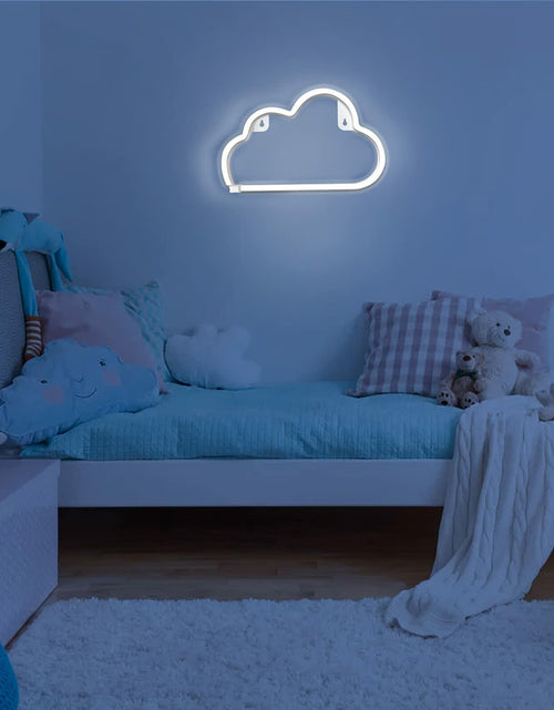 Load image into Gallery viewer, [Like New] BerniceKelly Cloud Neon Signs LED Wall Decor Battery USB Powered White
