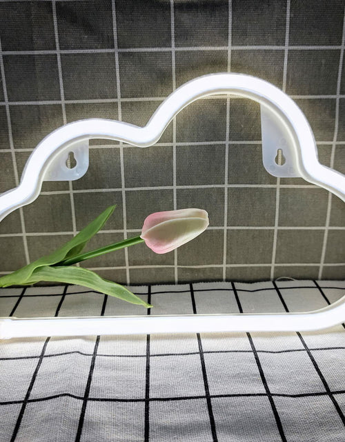Load image into Gallery viewer, [Like New] BerniceKelly Cloud Neon Signs LED Wall Decor Battery USB Powered White
