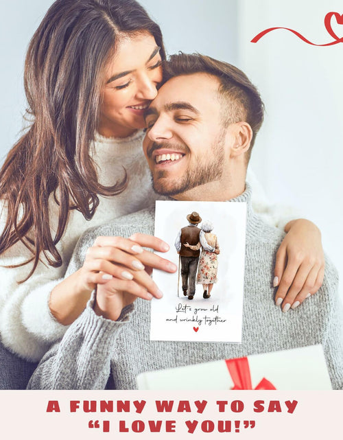 Load image into Gallery viewer, Pawzity Anniversary Birthday Card for Couple 5.3x8in with Envelope Color04
