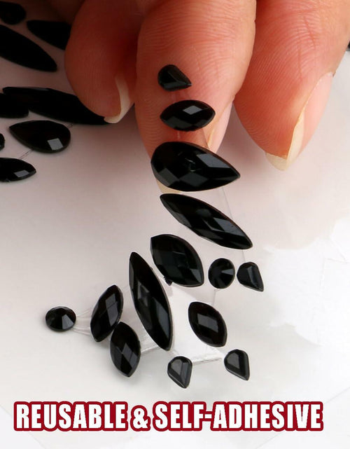 Load image into Gallery viewer, Bowitzki Face Jewels Halloween Rhinestone Stickers Self Adhesive Crystal B
