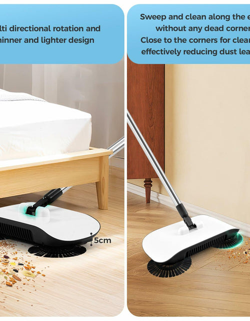 Load image into Gallery viewer, SumYanHing Sweeper Cleaner with 7 Replacement Parts for Hardwood Floors Blue
