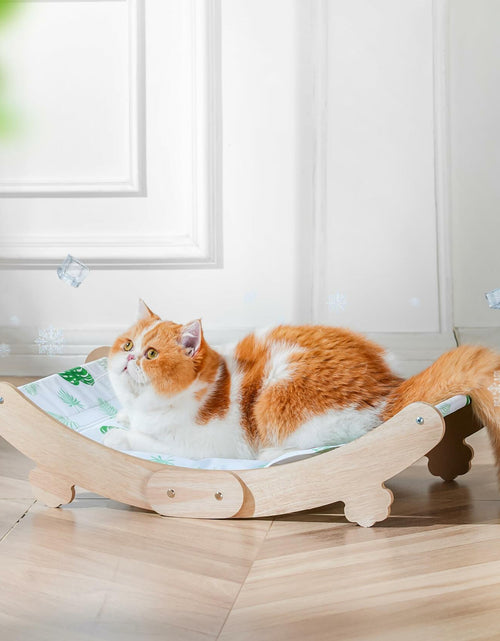 Load image into Gallery viewer, [Like New] HiPetpy Cooling Cat Hammock Chair with Water Mat Grey Large
