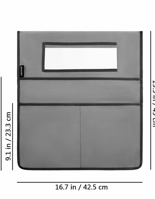 Load image into Gallery viewer, ANZORG Chairback Buddy Pocket Chart Classroom Organizer Grey 12 Pack
