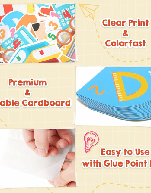 Load image into Gallery viewer, Mosailles Spanish Bulletin Board Paper Stickers Set 54pcs  School Decor

