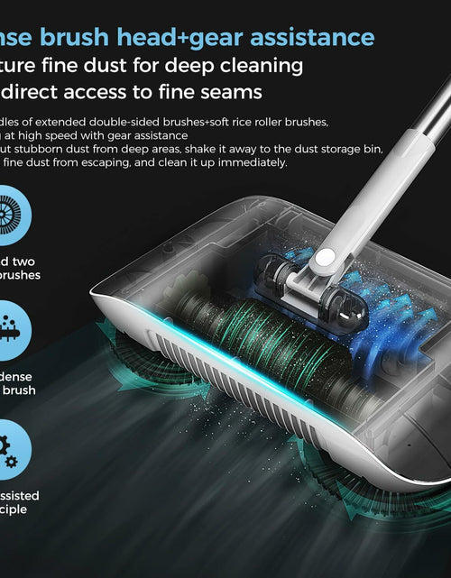 Load image into Gallery viewer, SumYanHing Sweeper Cleaner with 7 Replacement Parts for Hardwood Floors Blue
