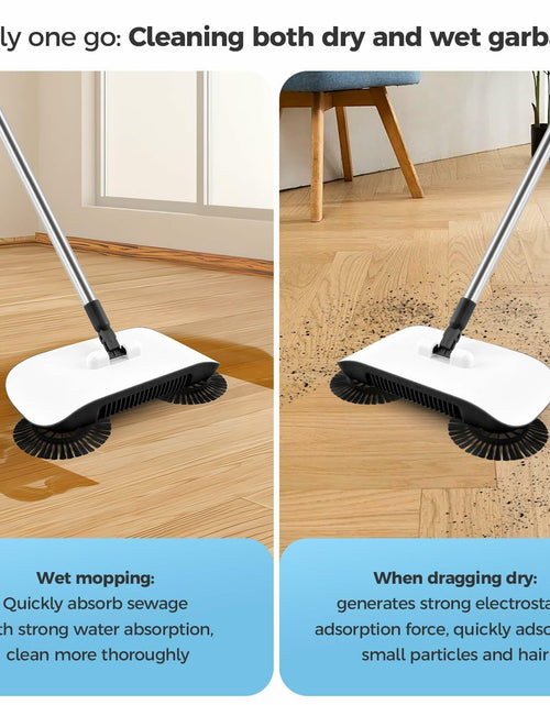 Load image into Gallery viewer, SumYanHing Sweeper Cleaner with 7 Replacement Parts for Hardwood Floors Blue
