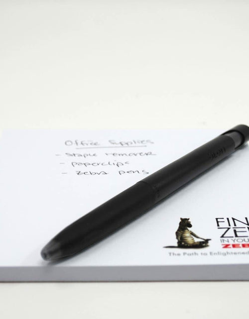 Load image into Gallery viewer, Zebra Pen Retractable Gel Pen bLen 0.7mm Medium Point Black Ink
