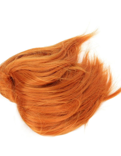 Load image into Gallery viewer, Sonew Messy Bun Hair Piece Ponytail Tousled Updo Soft High Elastic Orange
