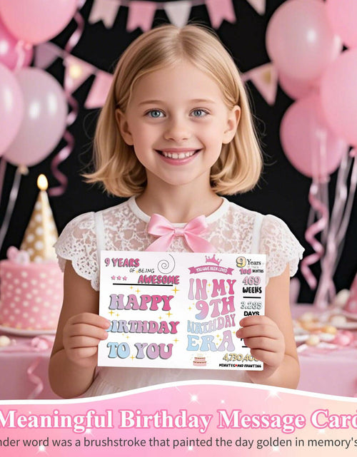 Load image into Gallery viewer, FUVLIFE 7 Year Old Girl Birthday Gifts Glass Decorations Theme 7 Size M 7
