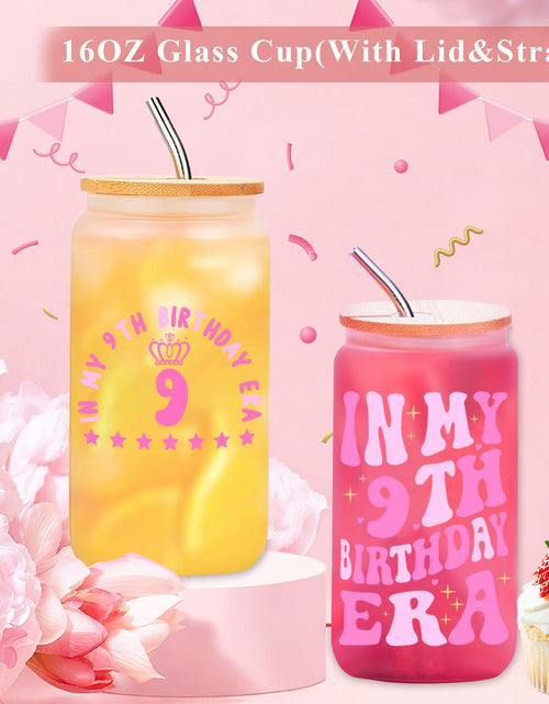 Load image into Gallery viewer, FUVLIFE 7 Year Old Girl Birthday Gifts Glass Decorations Theme 7 Size M 7
