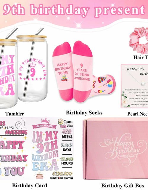 Load image into Gallery viewer, FUVLIFE 7 Year Old Girl Birthday Gifts Glass Decorations Theme 7 Size M 7
