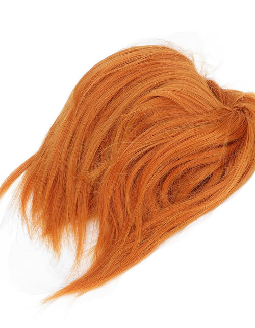 Load image into Gallery viewer, Sonew Messy Bun Hair Piece Ponytail Tousled Updo Soft High Elastic Orange
