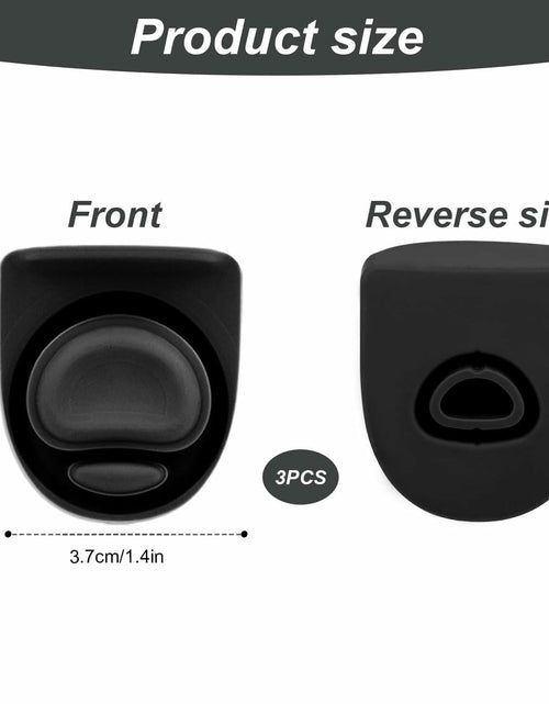 Load image into Gallery viewer, PEUTIER 3pcs Black Stopper for Owala FreeSip Bottle Lid Seal Silicone Plug
