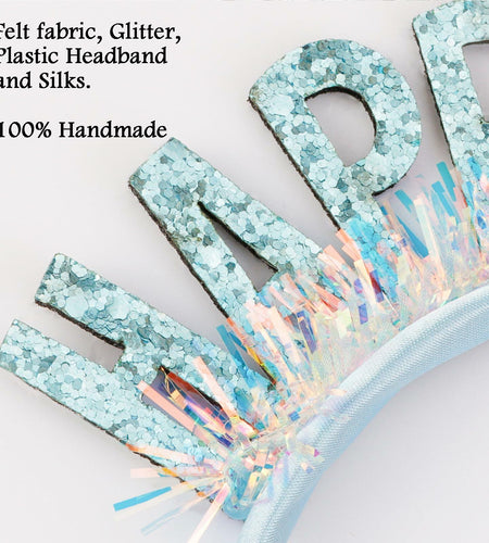 COCIDE Birthday Headbands for Women & Girls Happy Birthday Tiara Party Crown
