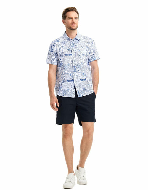 Load image into Gallery viewer, M MAELREG Men’s Floral Button Down Shirt Casual Summer Beach Cruise Top
