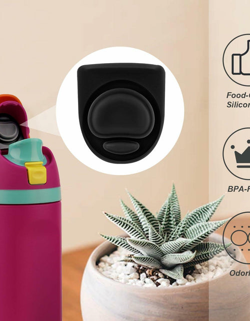 Load image into Gallery viewer, PEUTIER 3pcs Black Stopper for Owala FreeSip Bottle Lid Seal Silicone Plug
