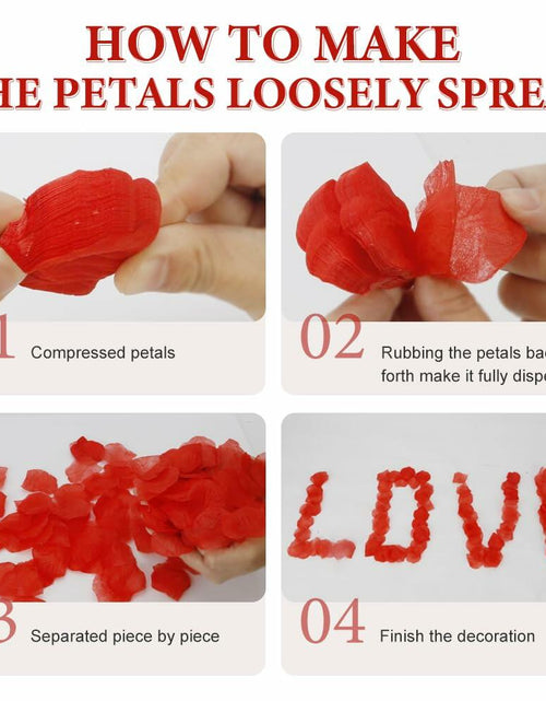 Load image into Gallery viewer, [Like New] LSVGSAK Romantic LED Candle Lights &amp; 1000pcs Red Rose Petals Set
