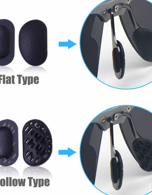 Load image into Gallery viewer, TORWOL 5 Pairs Silicone Glasses Nose Pads Push-in Anti-Slip Black Replacement
