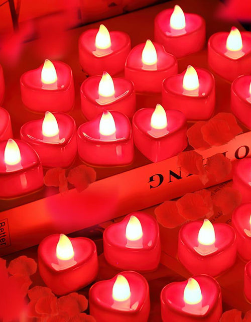 Load image into Gallery viewer, [Like New] LSVGSAK Romantic LED Candle Lights &amp; 1000pcs Red Rose Petals Set
