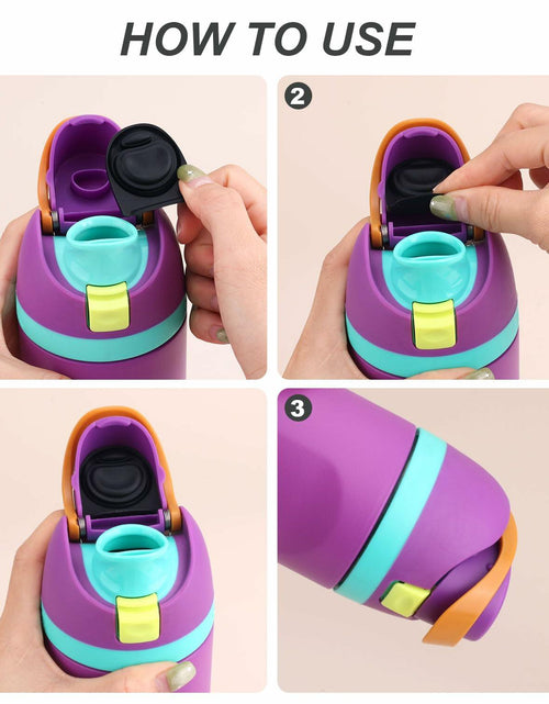Load image into Gallery viewer, PEUTIER 3pcs Black Stopper for Owala FreeSip Bottle Lid Seal Silicone Plug
