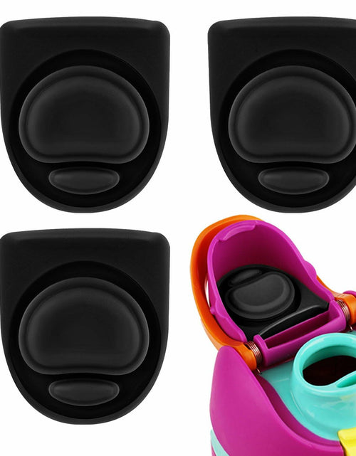 Load image into Gallery viewer, PEUTIER 3pcs Black Stopper for Owala FreeSip Bottle Lid Seal Silicone Plug
