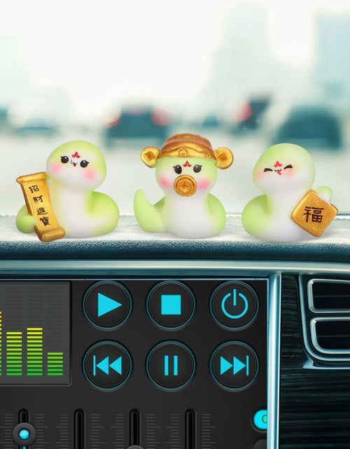 Load image into Gallery viewer, VICASKY Chinese New Year 2025 Snake Resin Figurines 10 Pcs Lucky Miniatures
