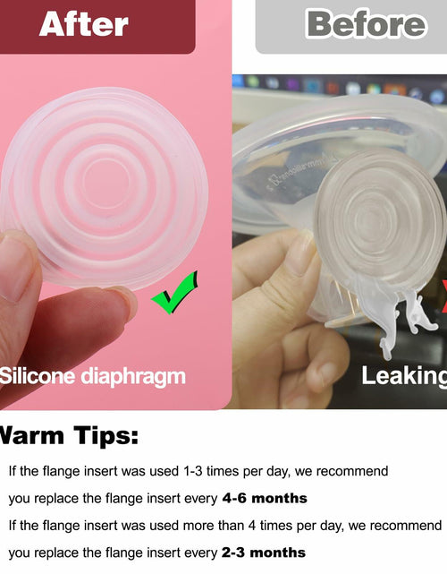Load image into Gallery viewer, Mity rain 2pcs Silicone Diaphragm for Momcozy M5 Breast Pump Replacement Parts
