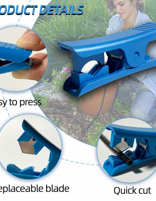 Load image into Gallery viewer, Spalolen Plastic Tubing Cutter Tool Hose Pipe Cutter for Nylon PVC 3/8" OD
