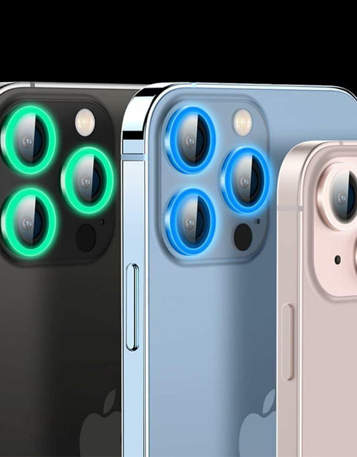 Load image into Gallery viewer, Generic Glow in The Dark iPhone 16 Pro Max Camera Lens Protector Pink

