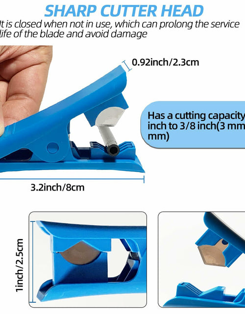 Load image into Gallery viewer, Spalolen Plastic Tubing Cutter Tool Hose Pipe Cutter for Nylon PVC 3/8" OD
