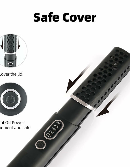 Load image into Gallery viewer, MARSDREAMS Portable HairStraightener Rechargeable  Straightening Wand for Travel
