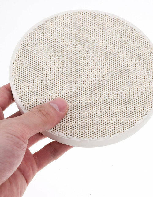 Load image into Gallery viewer, Tofficu Quartz Honeycomb Soldering Board Round 5.11x5.11x0.47in 2pcs As Shown
