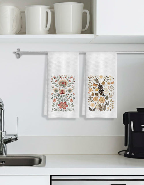 Load image into Gallery viewer, COWEB Pink Cheetah Decorative Hand Towels Set of 2 16x24 Inches
