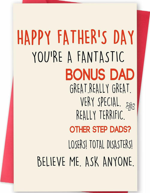 Load image into Gallery viewer, Missonemi Funny Fathers Day Card Gift for Dad Vintage MS366
