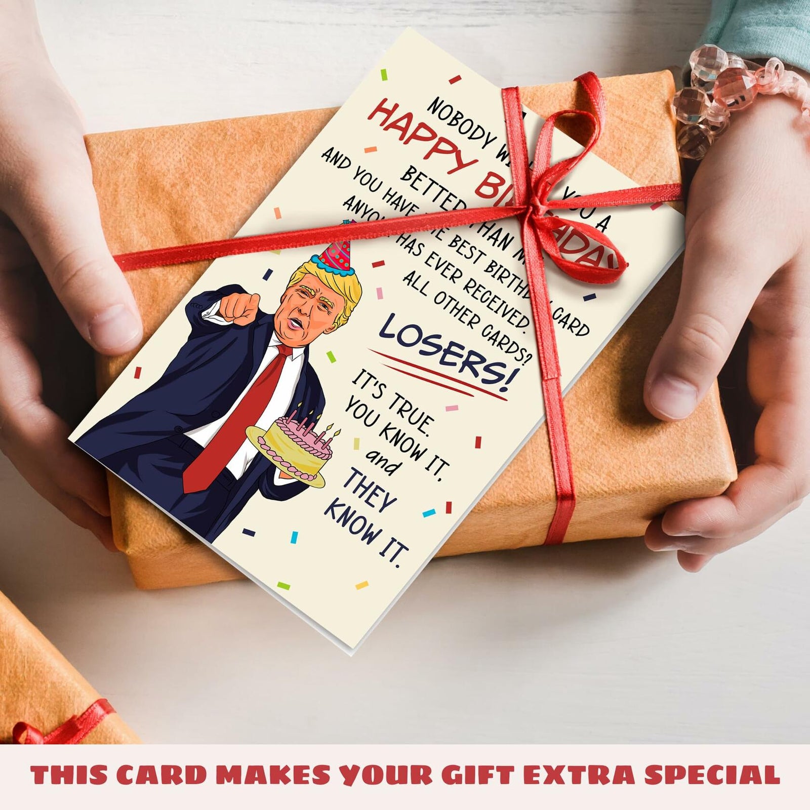 Pawzity Funny Fathers Day Card for Dad 5.3x8in Red Envelope Single