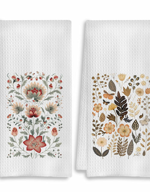 Load image into Gallery viewer, COWEB Pink Cheetah Decorative Hand Towels Set of 2 16x24 Inches

