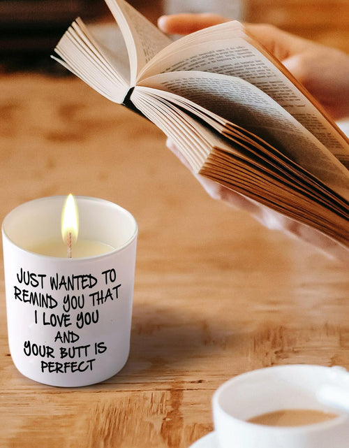 Load image into Gallery viewer, BFJLIFE Lavender Scented Soy Candle Gift for Women Girlfriend Wife 3.25x2.75in
