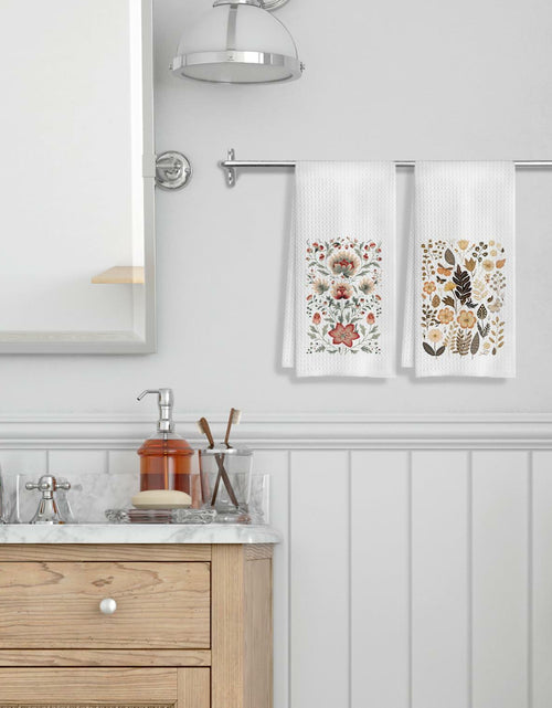 Load image into Gallery viewer, COWEB Pink Cheetah Decorative Hand Towels Set of 2 16x24 Inches
