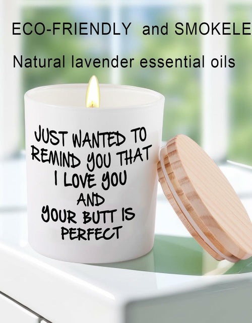 Load image into Gallery viewer, BFJLIFE Lavender Scented Soy Candle Gift for Women Girlfriend Wife 3.25x2.75in
